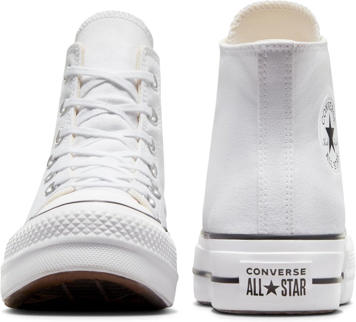 Converse Ct Core Lea Hi 236580-61-8 Unisex - Erwachsene Sneaker 36 EU Weiss Schwarz Weiss, 36 EU Wei