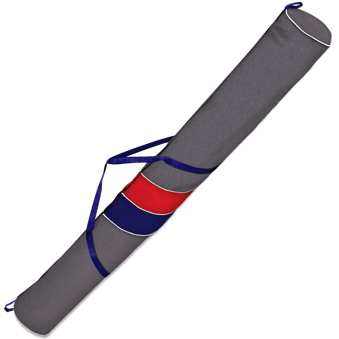Ferocity Skitasche Skisack für 1 Paar Ski 170 cm Lang Ski Bag LEN [053] Len Blue-red, Len Blue-red