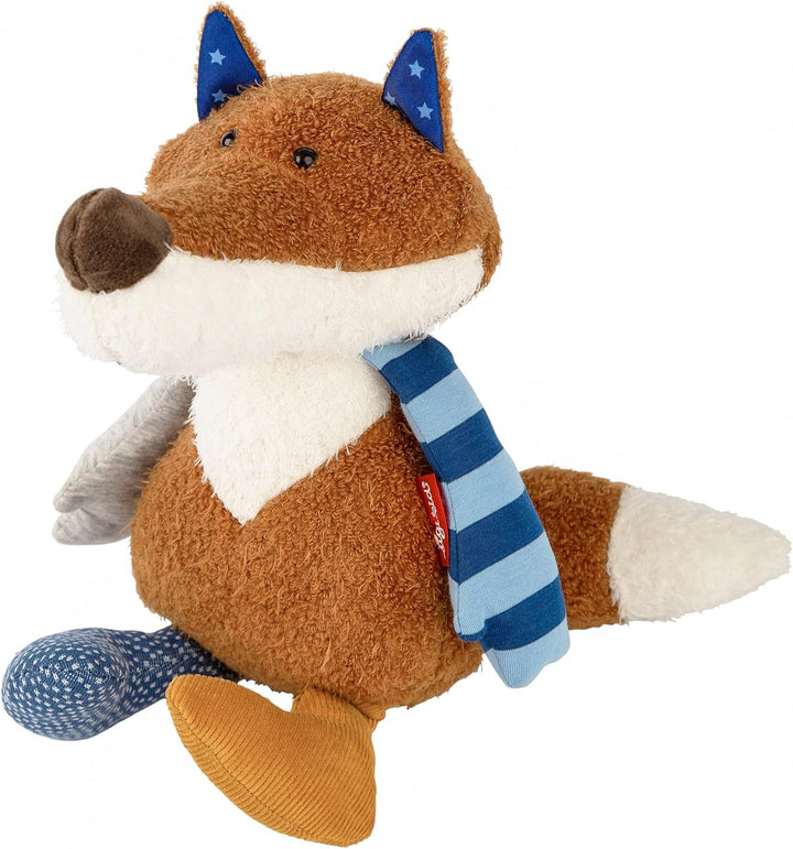 sigikid 39824 Patchwork Stofftier, Mehrfarbig/Fuchs