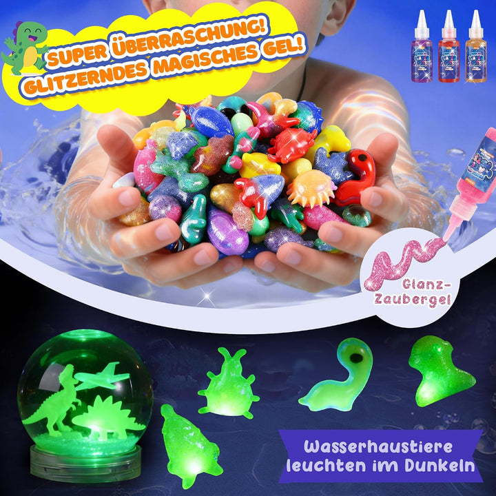URMYWO Magic Water Gel Toy Kit, DIY 3D Magisches Wassergel-Spielzeug,kinder bastelset Set mit 36 Far