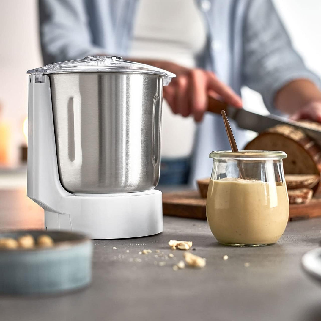 SPRINGLANE Edelstahlmixbehälter für Hochleistungsmixer Hanno, Weiss, spülmaschinengeeignet