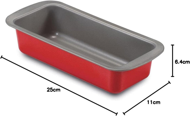 Guardini 53025HGNAM Rossana 2.0, Plumcake Backform, 25 x 11 cm, Stahl mit Antihaftbeschichtung, Farb