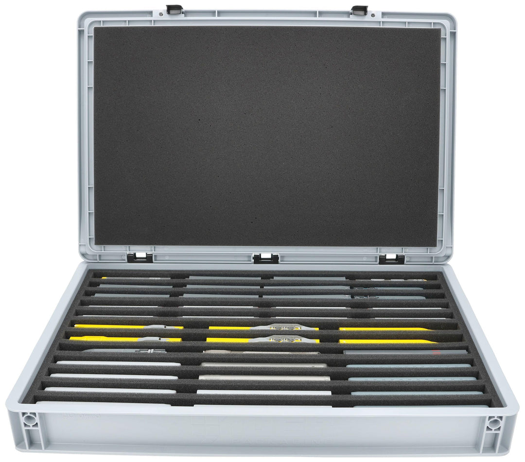 Feldherr Eurobox 60 x 40 cm Set für Modelleisenbahnen - Spur N - 12 Fächer - Schaumstoffeinlage für