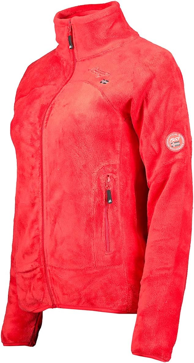 Geographical Norway Upaline Lady - Fleecejacke Damen Fine Frauen Warm Fermetur Zip - Jacke Fleece He