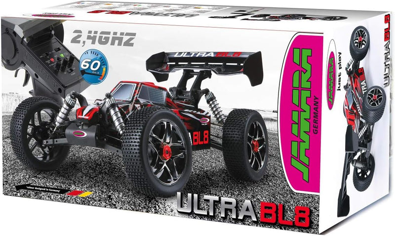 JAMARA 059730 - Ultra BL8 Buggy 1:8 4WD Lipo 2,4GHz - Allrad, Brushless Motor, 60A Regler, spritzwas