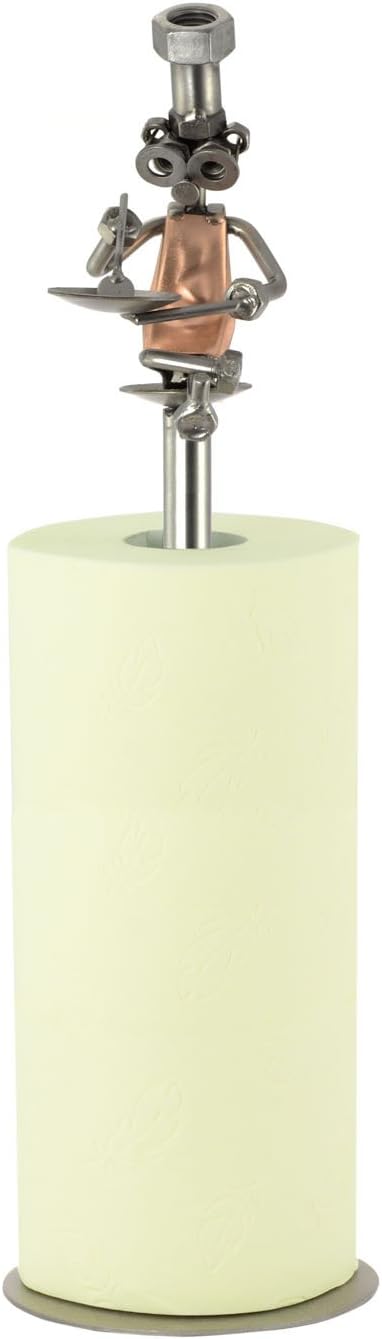 Steelman24 I Schraubenmännchen Koch Küchenrolle I Made in Germany I Handarbeit I Geschenkidee I Stah