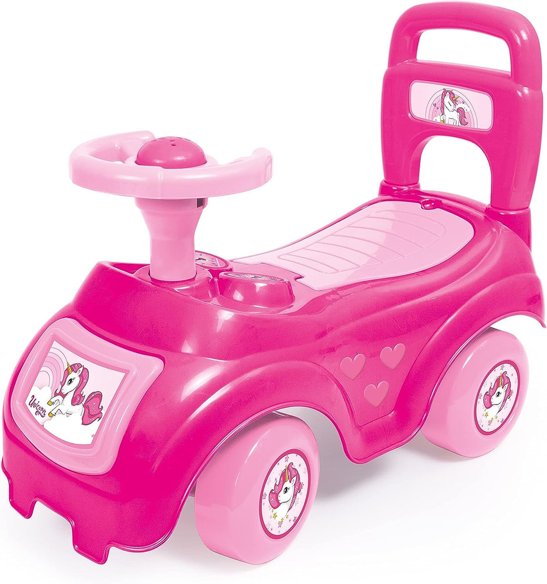 DOLU – 2522 Kinder Einhorn Sit n' Ride Push Along Auto Spielzeug – Pink