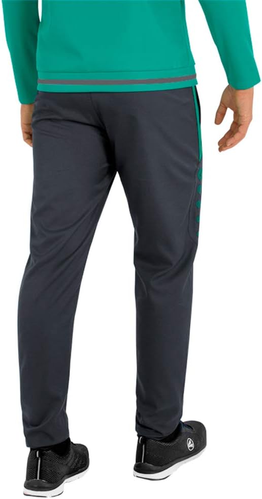 JAKO Unisex Kinder Präsentationshose Präsentationshose Striker 2.0 140 Anthrazit/Türkis, 140 Anthraz