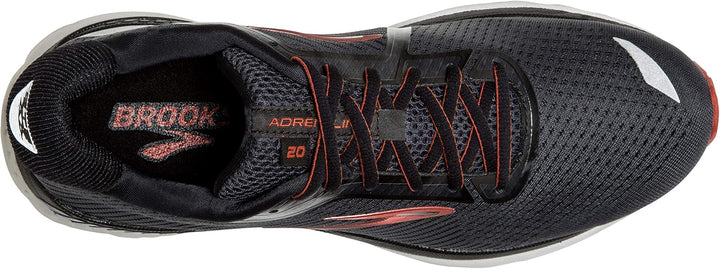 Brooks Adrenaline Gts 20, Laufschuhe für Herren 7 Wide Black Ebony Ketchup, 7 Wide Black Ebony Ketch