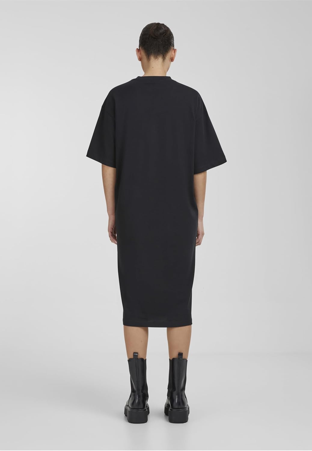 Urban Classics Damen Kleid aus BIO-Baumwolle, Oversized T-Shirt Kleid, Ladies Organic Long Oversized