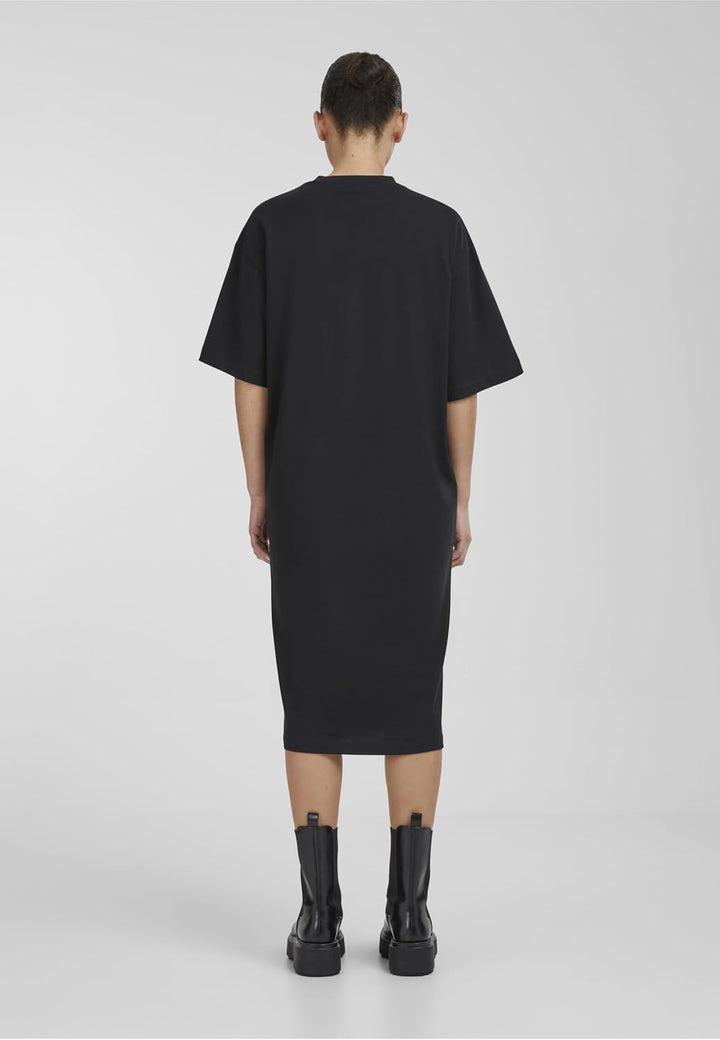 Urban Classics Damen Kleid aus BIO-Baumwolle, Oversized T-Shirt Kleid, Ladies Organic Long Oversized