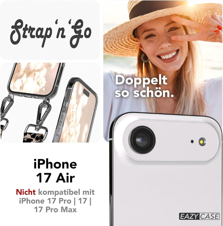 EAZY CASE Handykette - Verstellbares Taschenband kompatibel mit iPhone Air, Schulterriemen, Handykor