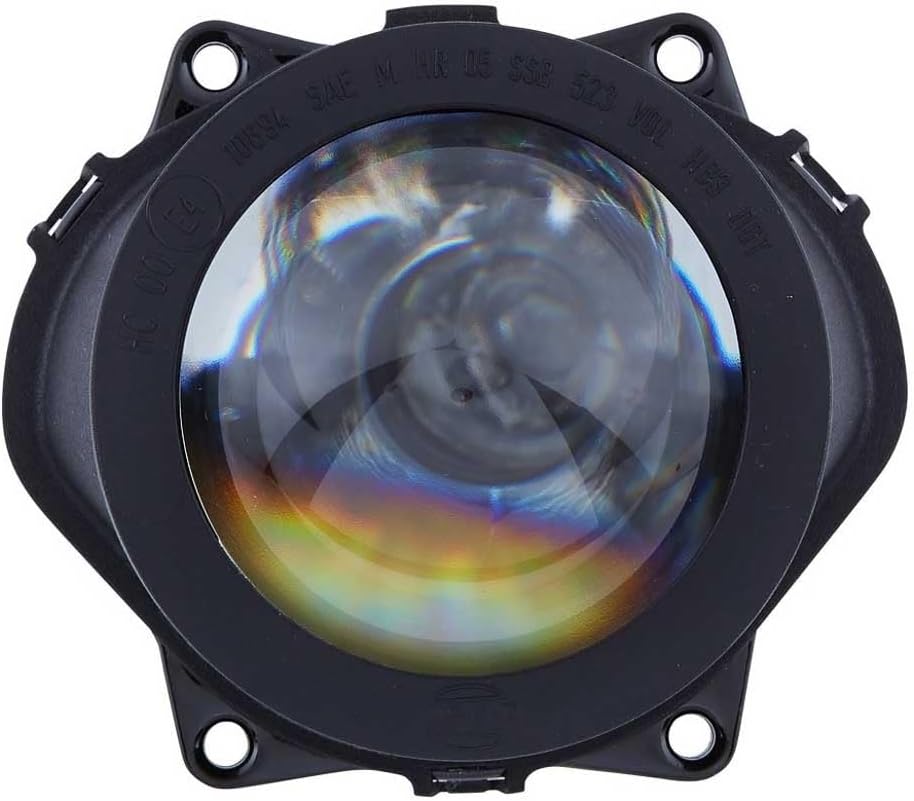 HELLA - DE/symmetrisch/Halogen-Hauptscheinwerfer - Modul 60 - 12V - rund - Einbau - Lichtscheibenfar