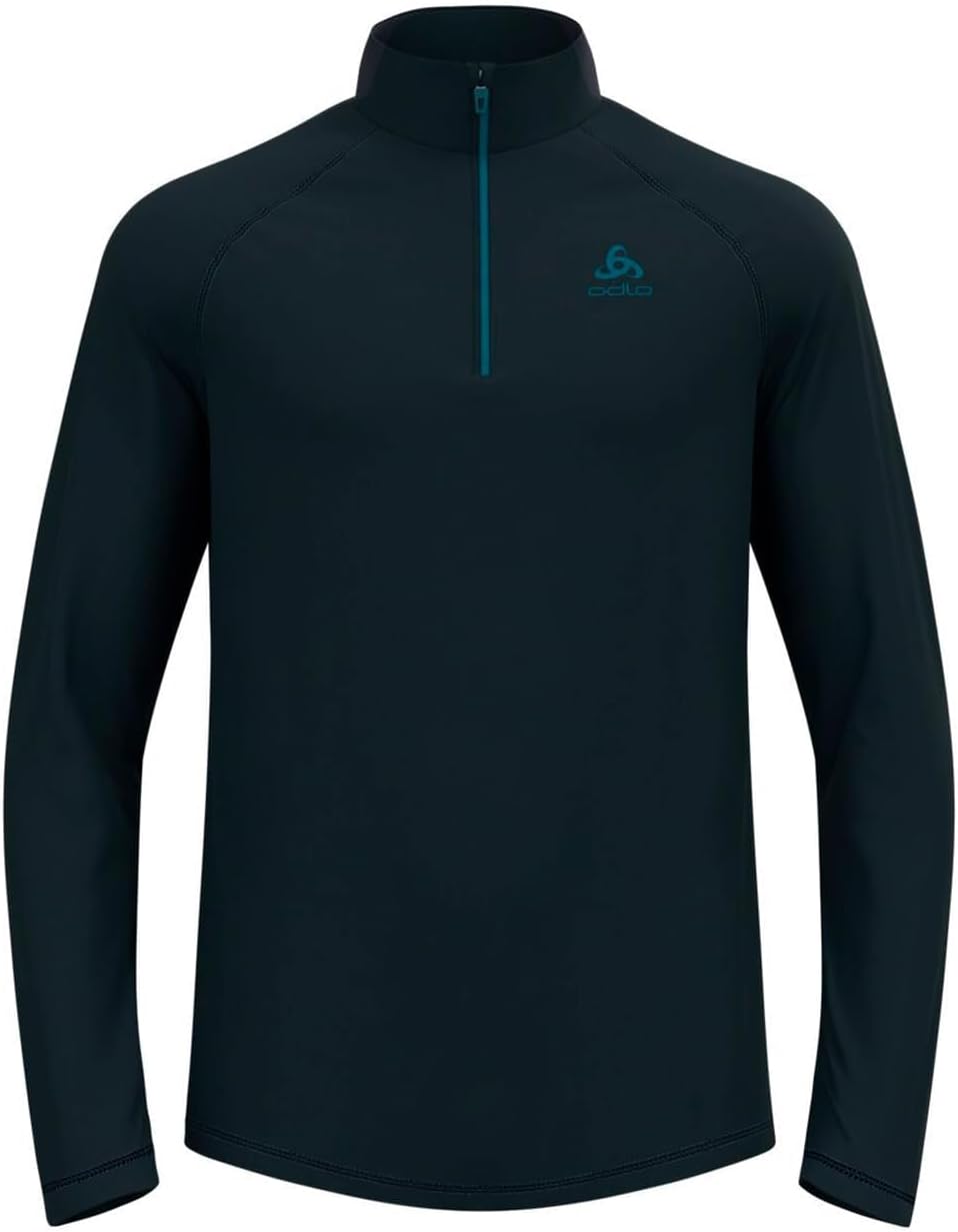 Odlo Herren Besso_542472 Mid Layer mit Reissverschluss (1er Pack) S Dark Sapphire, S Dark Sapphire