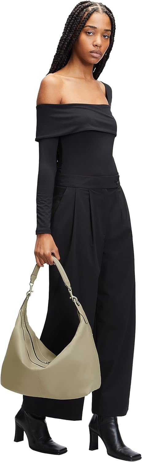 Liebeskind Damen Liza Hobo L French Grey, French Grey