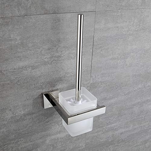 TURS Toilettenbürste mit Halter Speicher Stilvoll Metall Bürstenhalter SUS 304 Edelstahl Wall Mount,