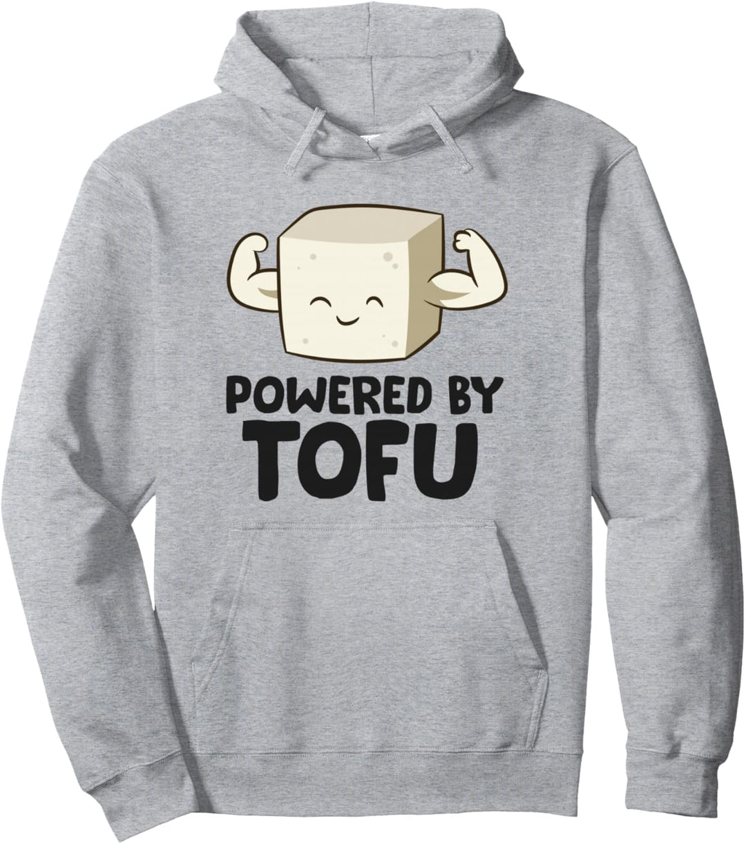 Angetrieben von Tofu Vegan Vegetarian Love Tofu Pullover Hoodie