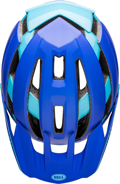 BELL Super Air R Spherical MTB Fahrrad Helm matt blau 2022, M