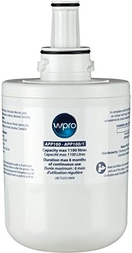 Wpro APP100/1 | 1er Pack Wasserfilter kompatibel mit Samsung HAFIN2/EXP, DA29-00003G, HAFIN1/EXP, DA