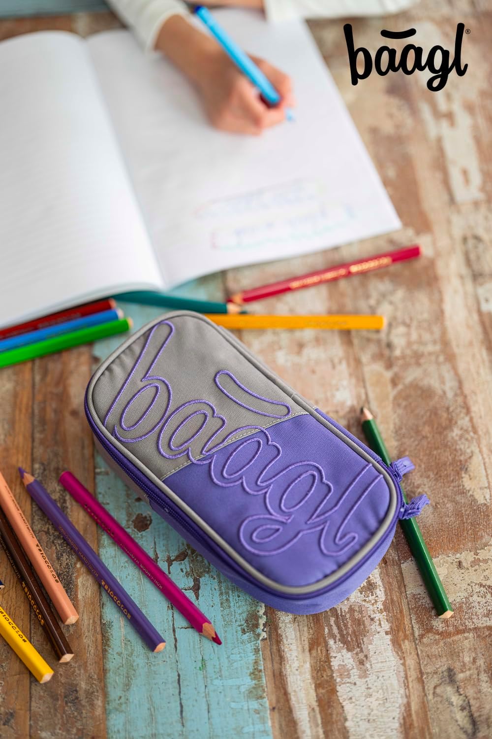 Baagl Federmäppchen für Mädchen - Schulmäppchen für Schreibwaren - Schulsachen Federtasche, Jungen F
