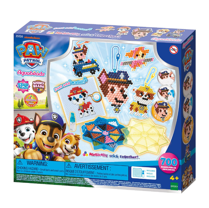 Aquabeads 35126 Paw Patrol Mega Bastelset, Wasserperlen Kreativset mit Paw Patrol Charakteren, Rubbl