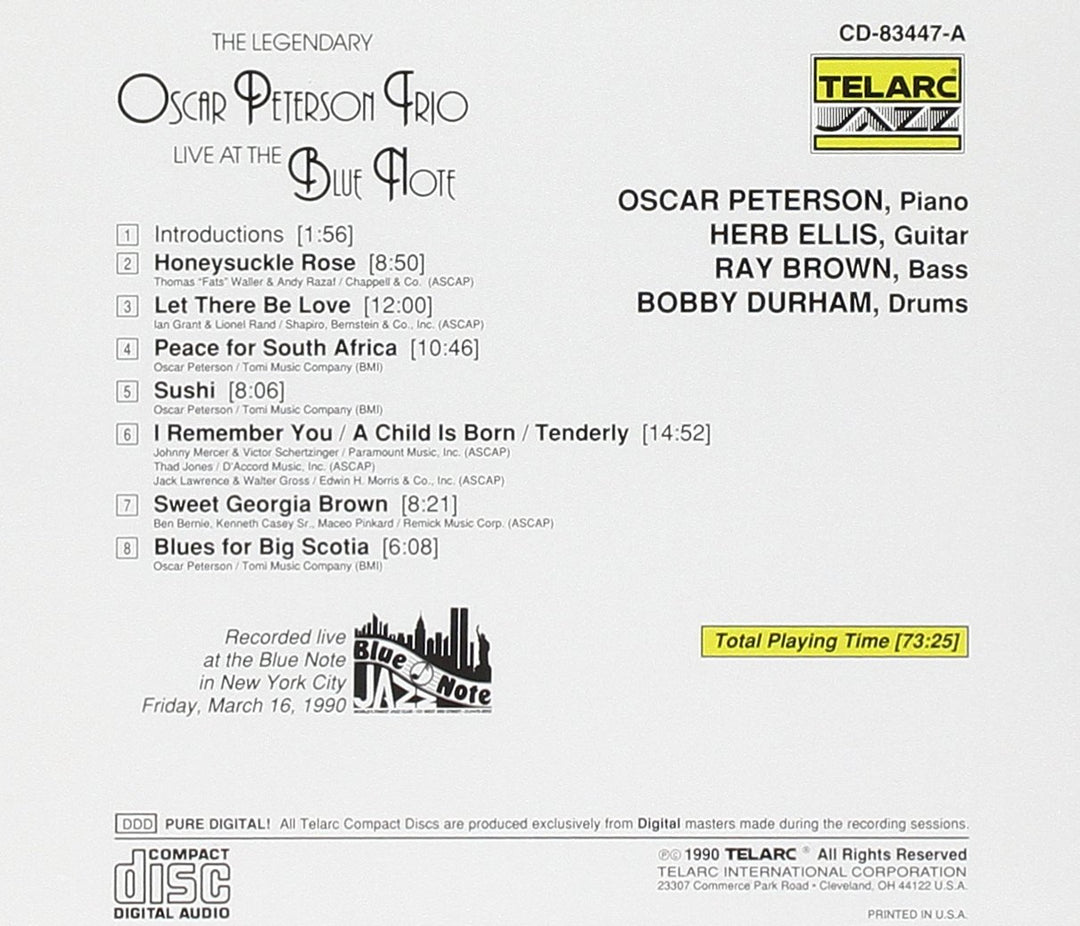 Triple Play (Live at the Blue Note/Saturday Night at the Blue Note/the More I See You), Audio-CD
