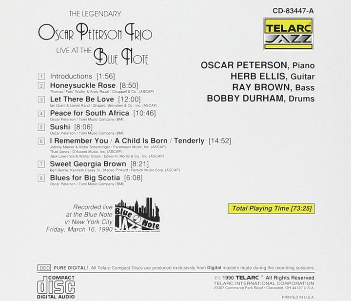 Triple Play (Live at the Blue Note/Saturday Night at the Blue Note/the More I See You), Audio-CD