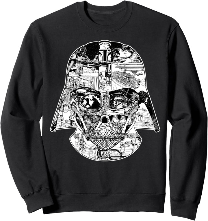 Star Wars Darth Vader Helmet Star Wars Story Poster Sweatshirt