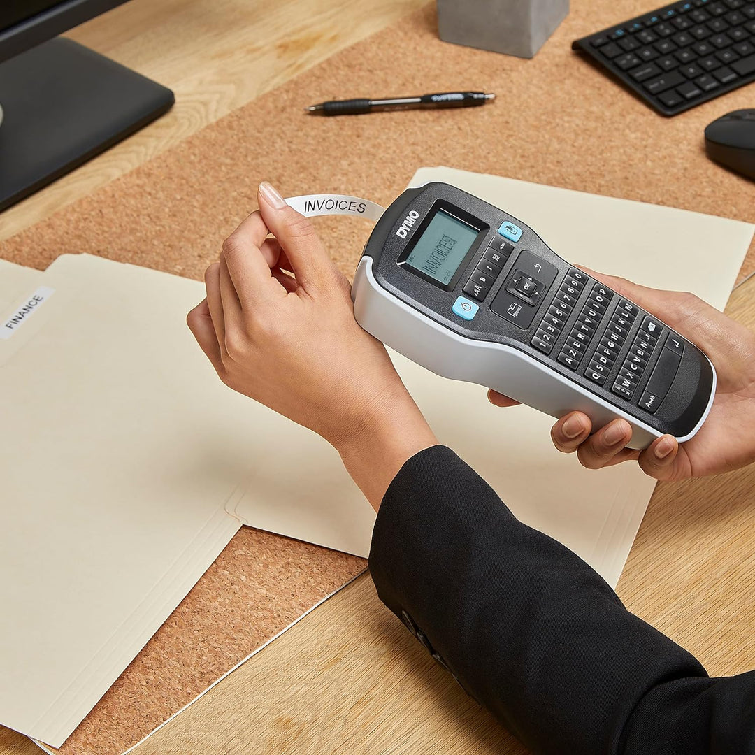 DYMO LabelManager 160 Tragbares Beschriftungsgerät Starter-Set | Etikettiergerät mit QWERTZ Tastatur
