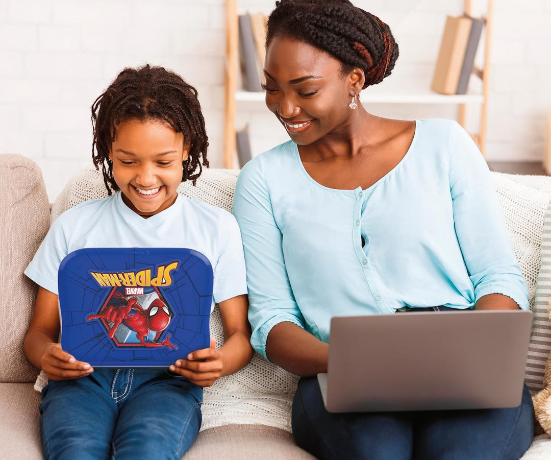 Clementoni - Computer Kid Spiderman Lern-Laptop für Kinder ab 4 Jahren, 30 pädagogische Aktivitäten,