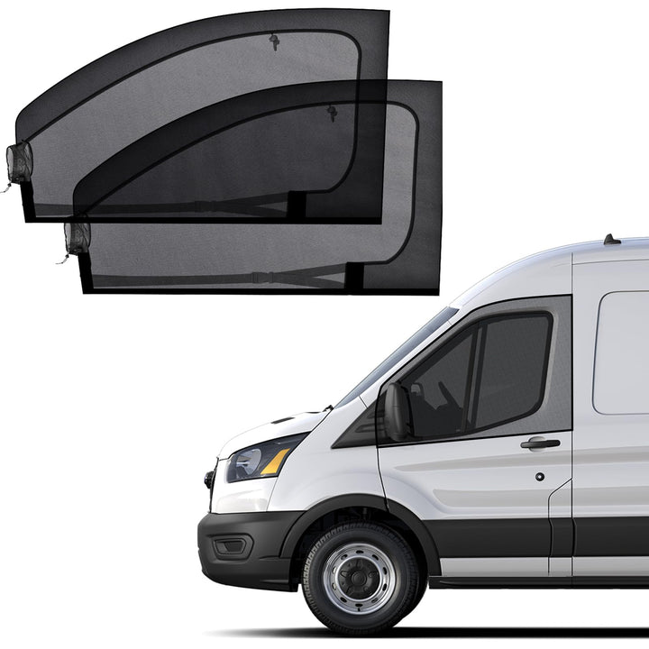 XCBYT Moskitonetz Auto Seitentür für Ford Transit Custom | Reissverschluss Fliegengitter Auto Insekt
