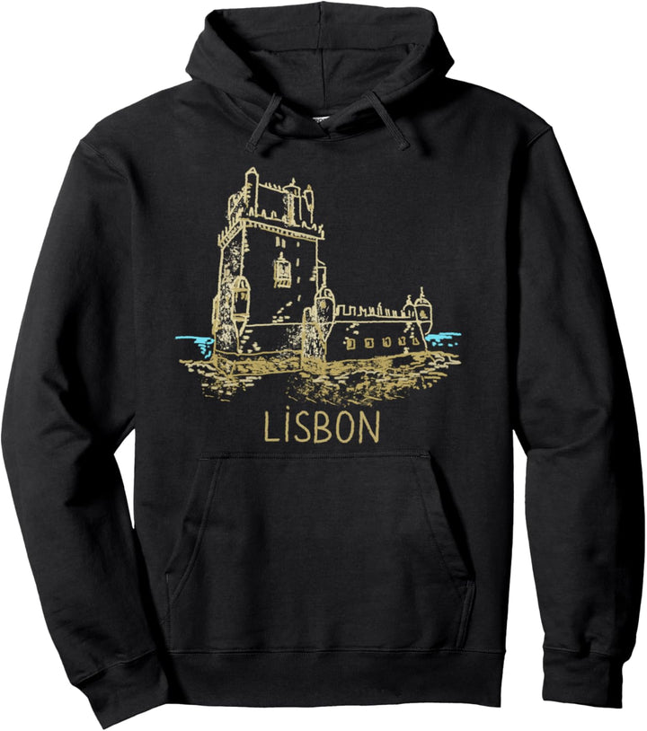 Lissabon Portugal Kunstgeschenk Männer Frauen Pullover Hoodie