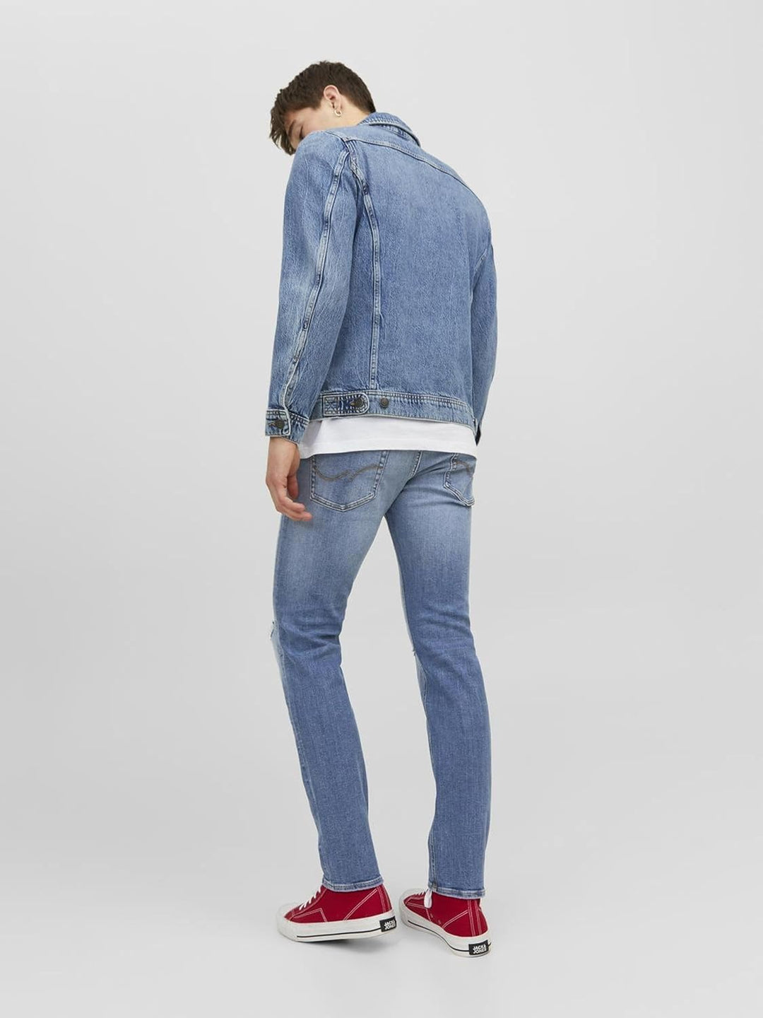 JACK & JONES Male Slim Fit Jeans JJIGLENN JJORIGINAL SBD 619 NOOS Slim Fit Jeans 36W / 32L Blue Deni