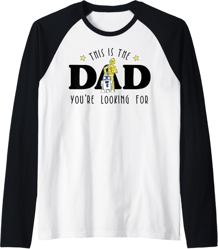 Star Wars Vatertag This Is The Dad You're Looking For Raglan