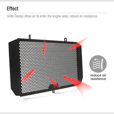 Kühlerschutzgitter Schutzgitter Kühlergitter Motorradzubehör für Z750 2007-2012, Z800 2013-2018, Z10