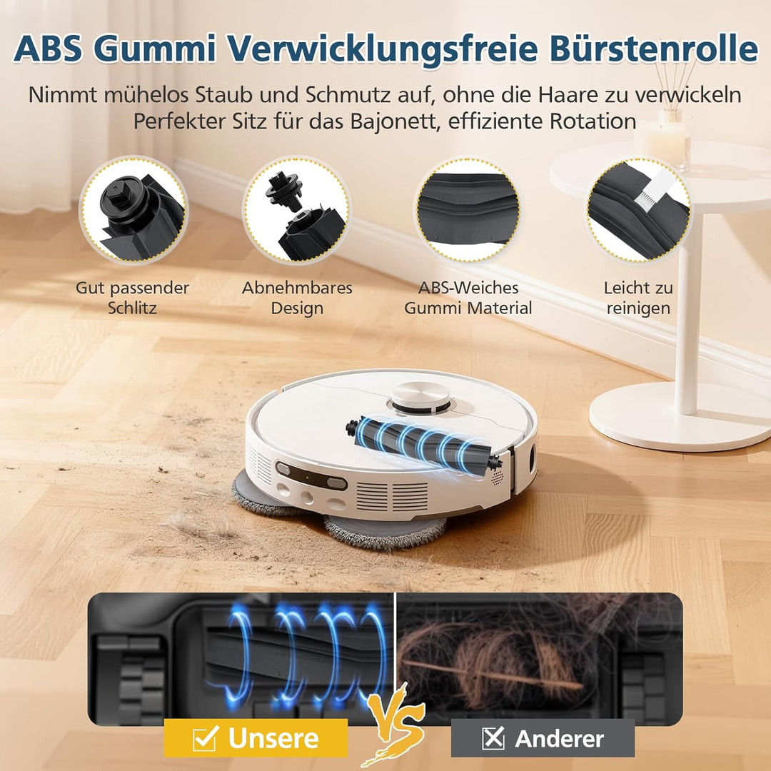 25 Stück Zubehör für Dreame L10s Ultra Gen 2 / L10s Pro Ultra Heat / L40 Ultra AE/ X30 Ultra/Mova E3