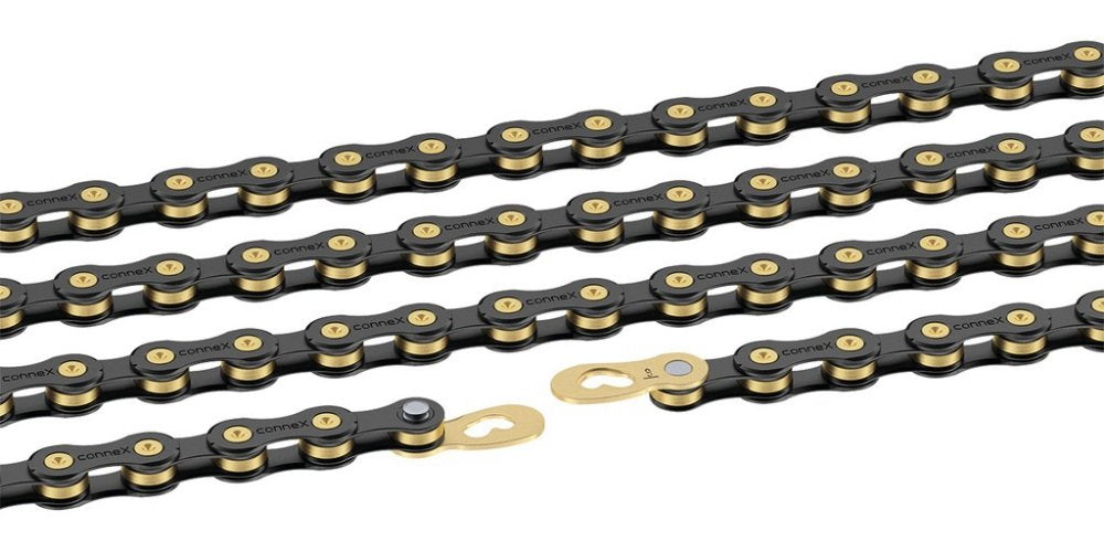 Schaltungskette Wippermann Connex 9SB 114 Gl. 9-f. schwarz-gold, conneX link