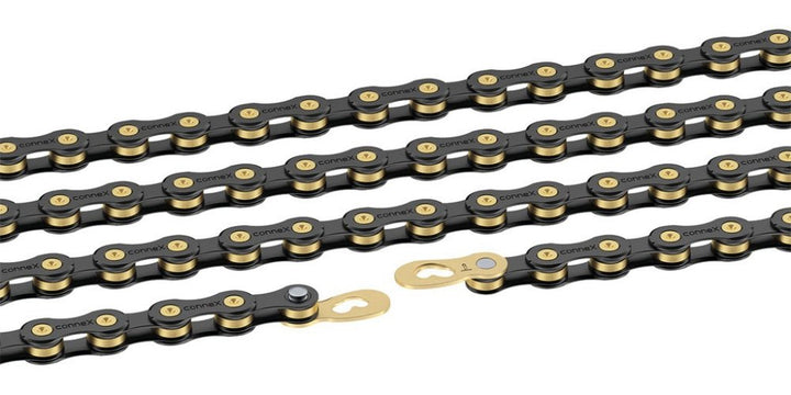 Schaltungskette Wippermann Connex 9SB 114 Gl. 9-f. schwarz-gold, conneX link