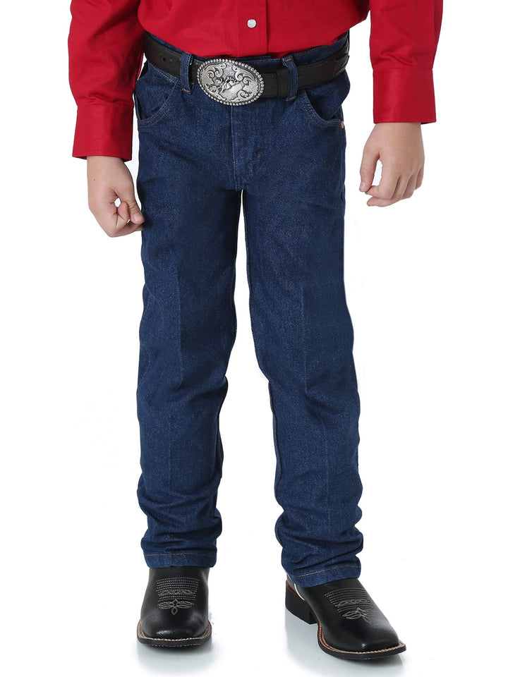 Wrangler Boys' Casual, 18 Vorgewaschenes Indigo