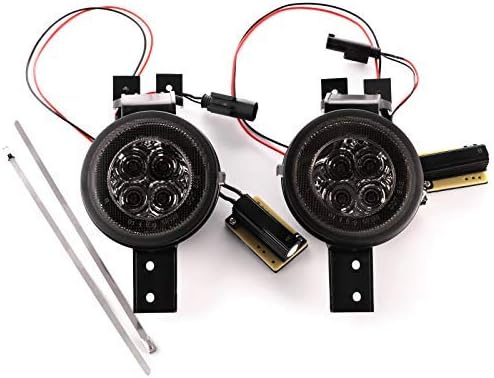 LED Blinkleuchte Blinker mit Positionslicht Standlicht mit Zulassung Black Vision V-220102