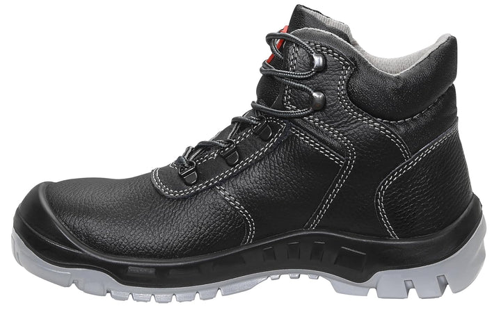 JORI Sicherheitsschuhe ACHIM S3, Damen und Herren, Lederschuh, robust, Schwarz, Stahlkappe - Grösse