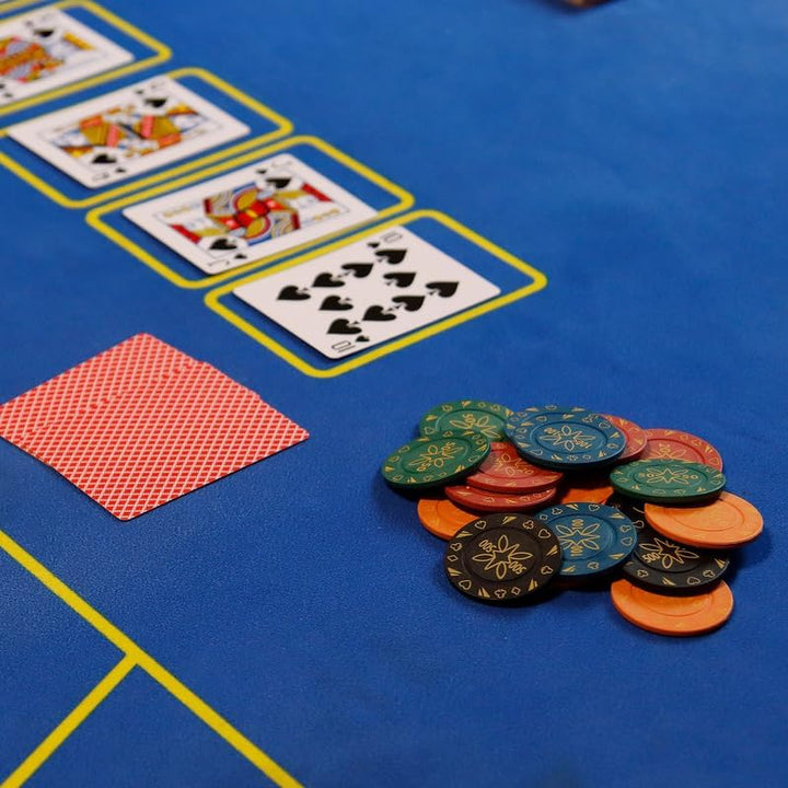 CCLIFE Pokerset Profi 300 500 PCS Pokerspiel inkl. Pokerkoffer Pokerdecks Dealer Button Poker Set Po