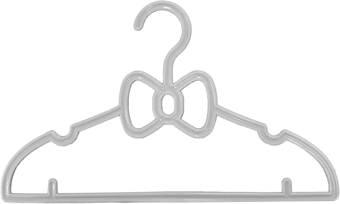Kleiderbügel für Kinder, Kunststoff, mehrfarbig, Multipack Code 9830 (30, 9836-Grau) 30 9836-grau, 3