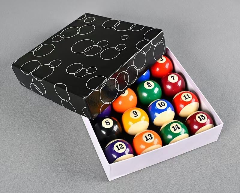 Billiard Balls Set,2-1/4" Pool Table Balls for Replacement,Pool Balls, Complete 16 Ball Set