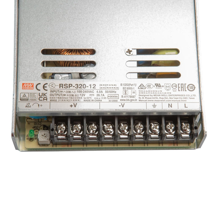 MEAN WELL Well RSP-320-12 AC-DC Netzteil mit einzelnem Ausgang 320 W DC 12V