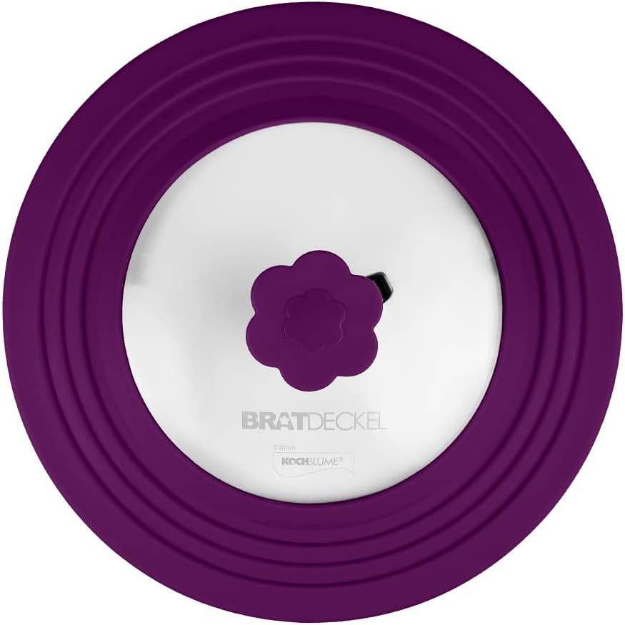 Kochblume & Bratdeckel Universaldeckel-Spar-Set | Kochblume L Ø 14-24 cm & Bratdeckel Ø 22-28cm | Sp