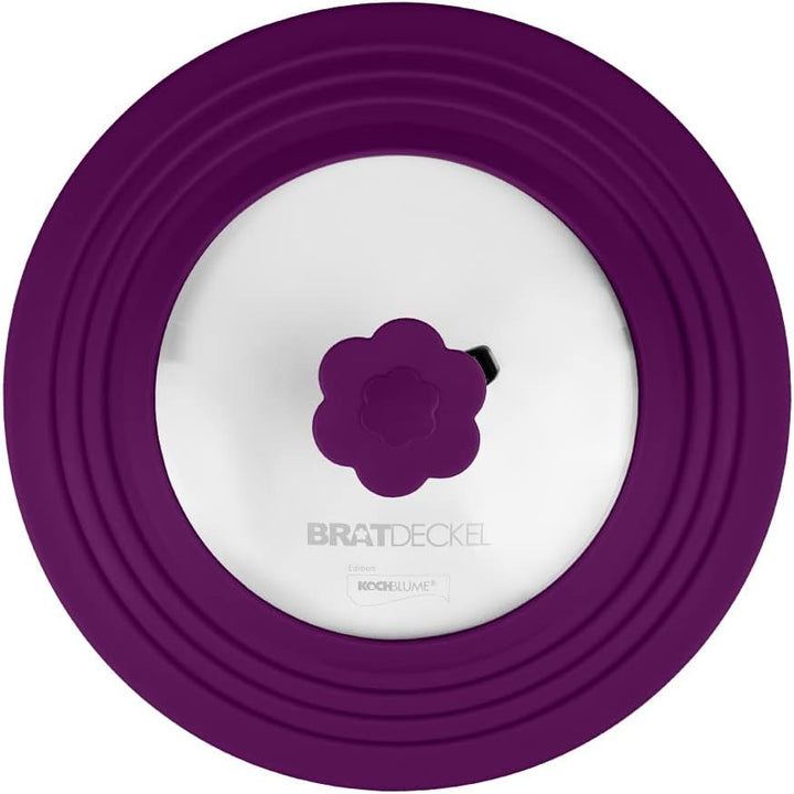 Kochblume & Bratdeckel Universaldeckel-Spar-Set | Kochblume L Ø 14-24 cm & Bratdeckel Ø 22-28cm | Sp