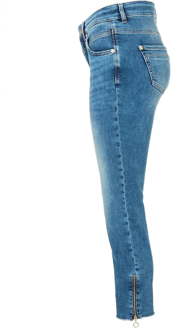 Mac Damen Jeans Rich Slim Slim Fit, 34W / 26L D415 Authentic Indigo Used