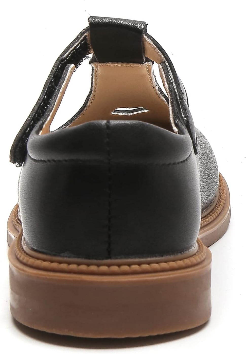 DADAWEN Mädchen Mary Jane Halbschuhe Taufschuhe Geschlossene Ballerinas 26 EU Schwarz, 26 EU Schwarz