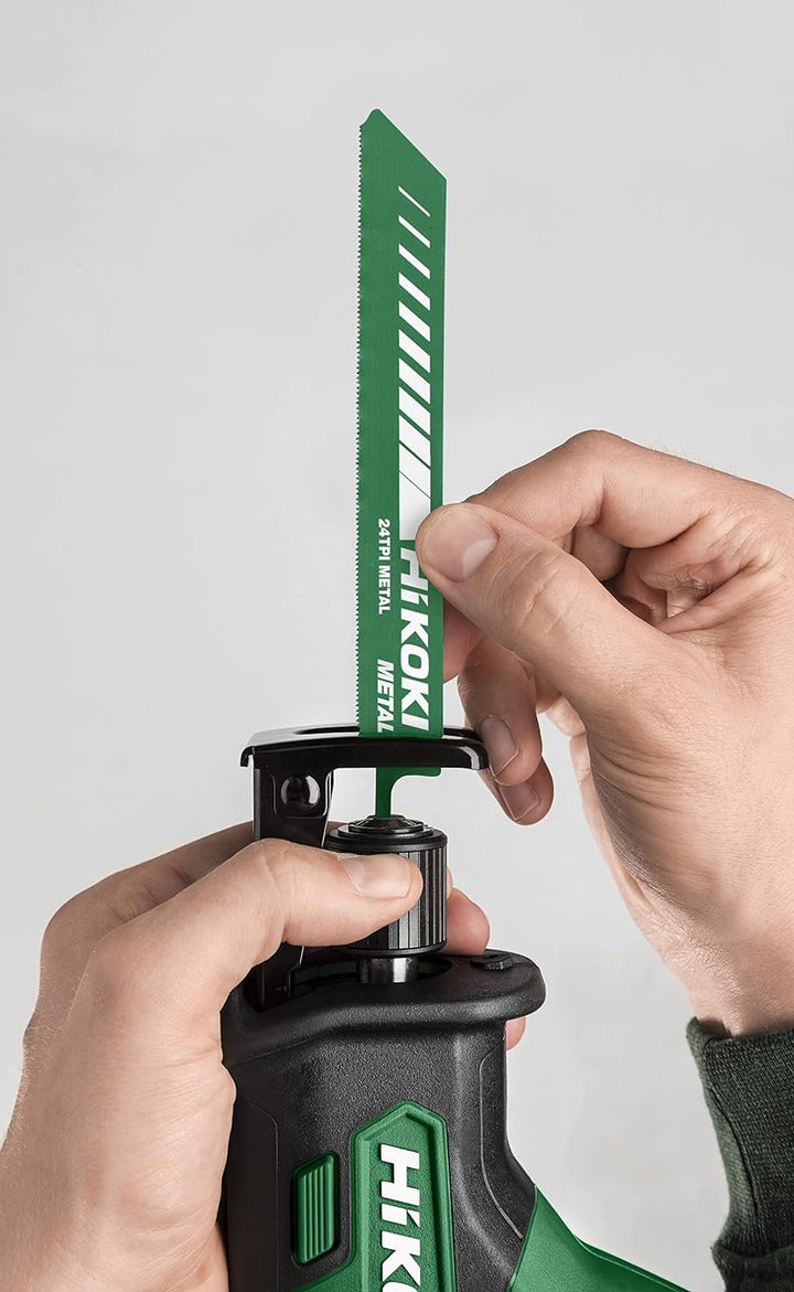 HIKOKI Akku Säbelsäge CR12DA (12V, Schnittkapazität von 50 mm, PL-System, im Karton, ohne Akku und L